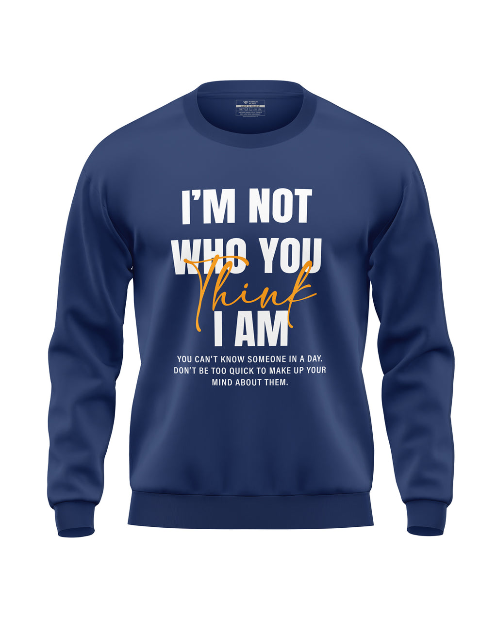 I Am Not You Soft Cotton Sweatshirt