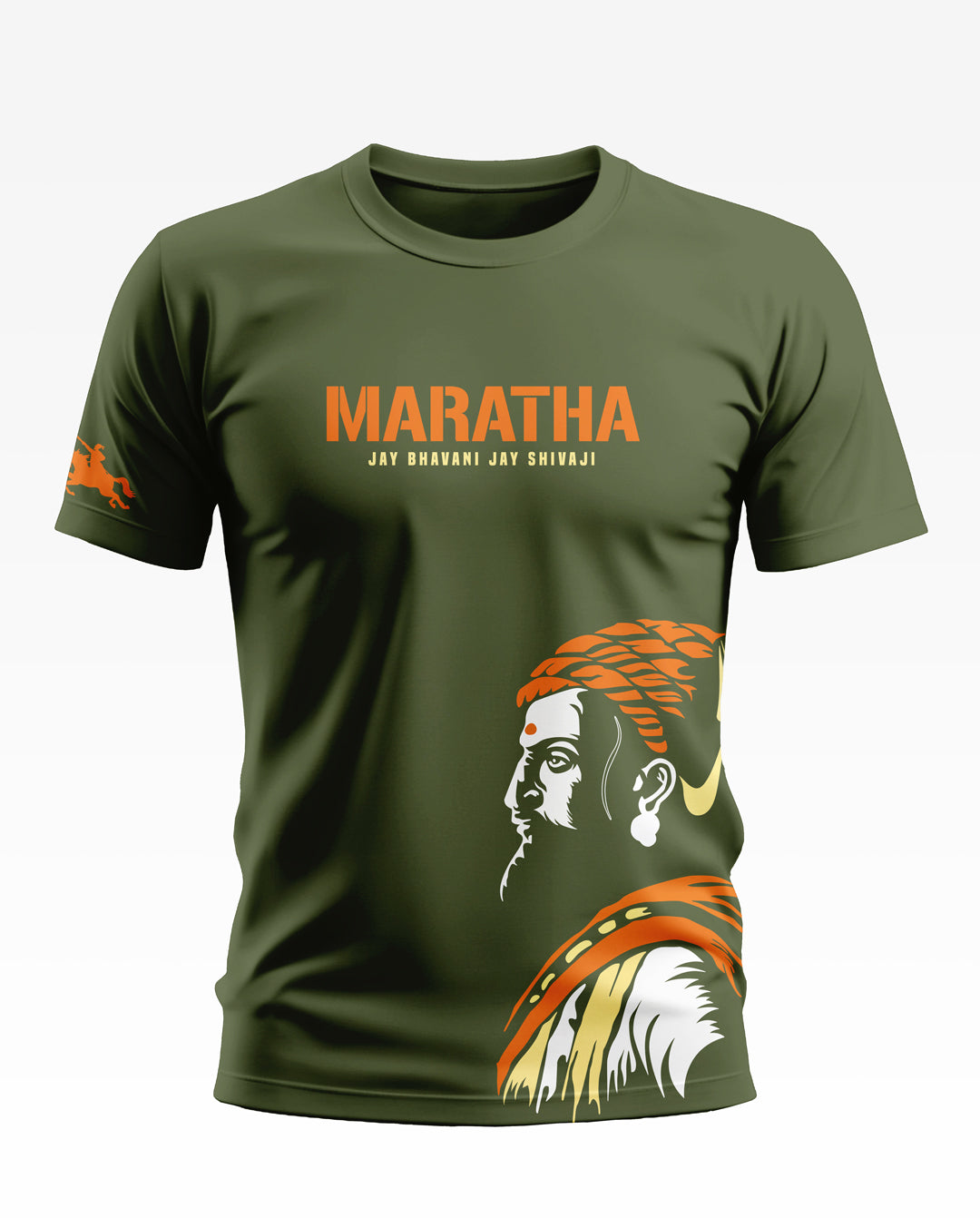 Jay Bhavani Jay Shivaji Soft Cotton T-shirt