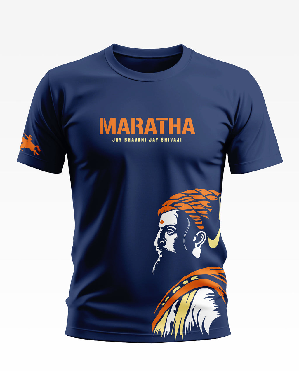 Jay Bhavani Jay Shivaji Soft Cotton T-shirt