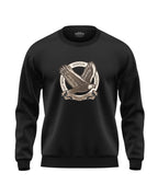 Sky With Falcon Soft Cotton Sweatshirt