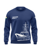 Indian Navy Soft Cotton Sweatshirt