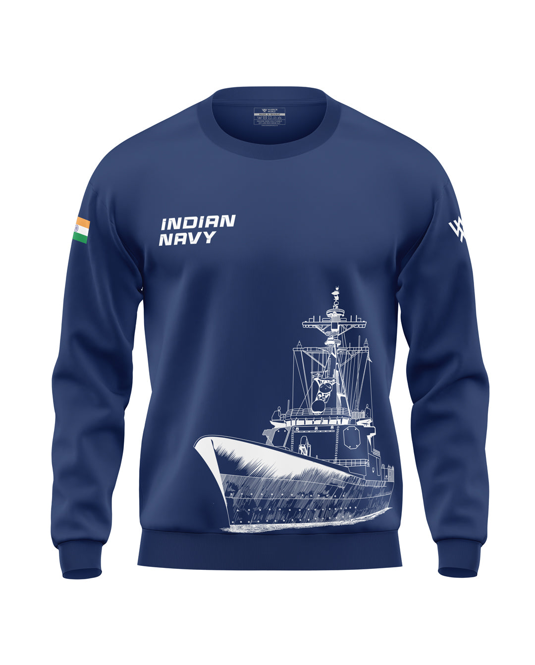 Indian Navy Soft Cotton Sweatshirt