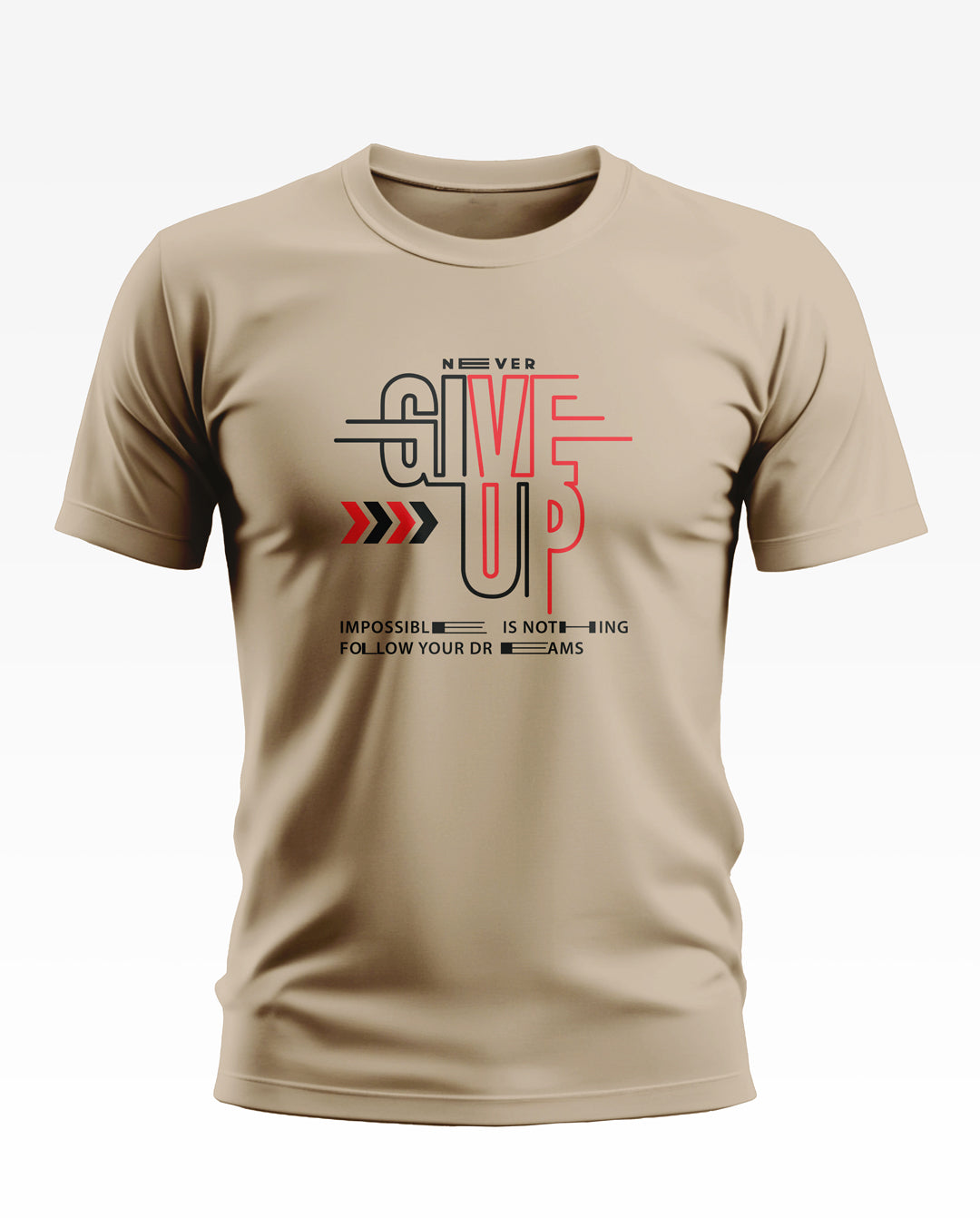 Never Give Up Pride Soft Cotton T-shirt
