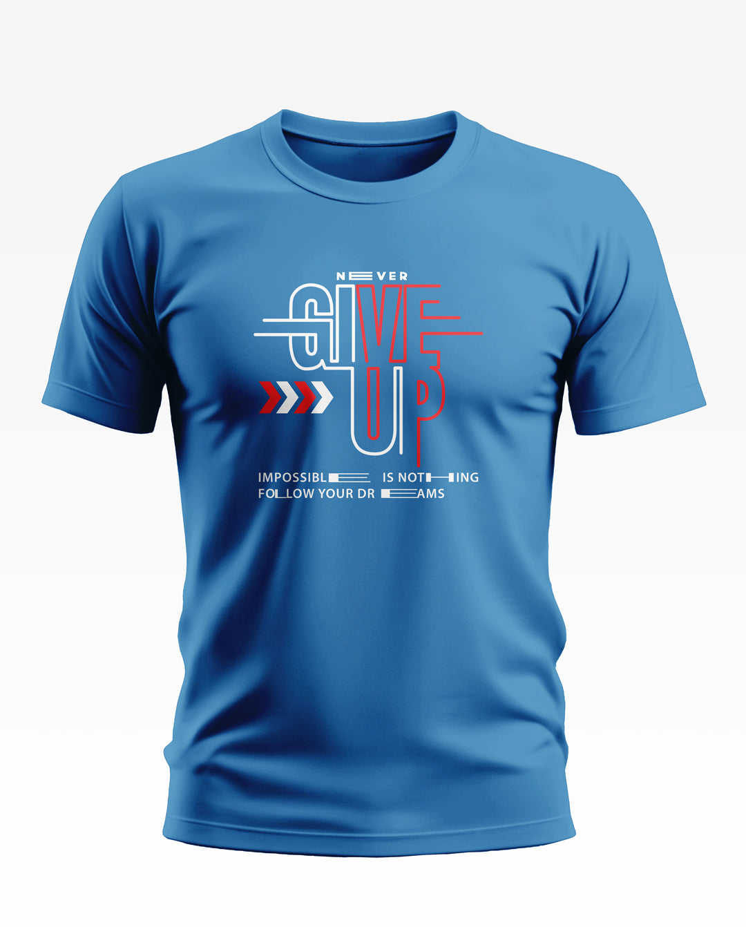 Never Give Up Pride Soft Cotton T-shirt