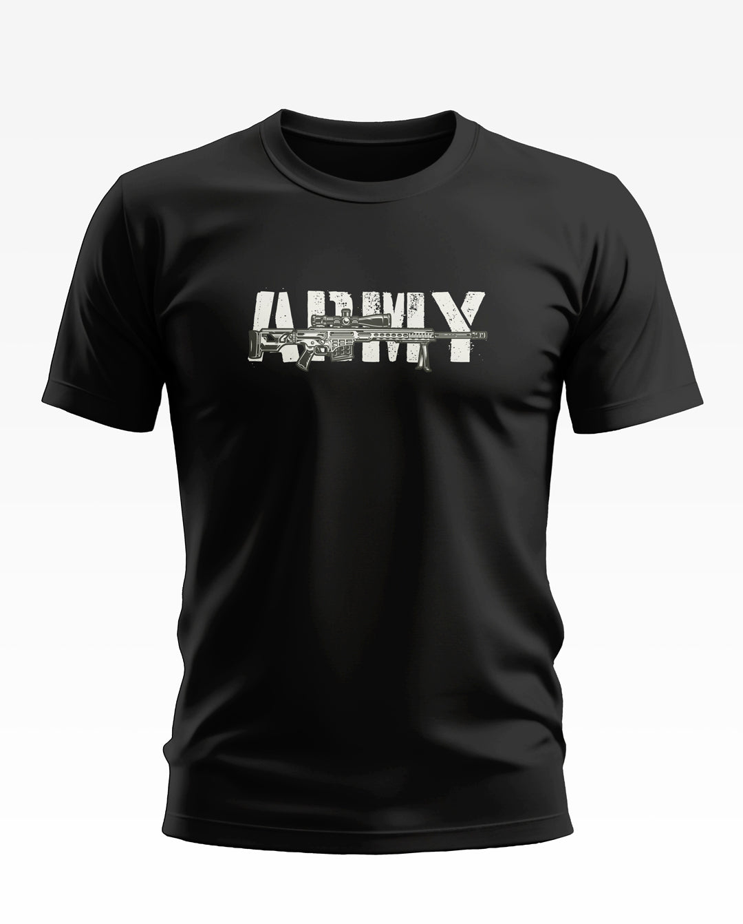 Army Gun Soft Cotton T-shirt