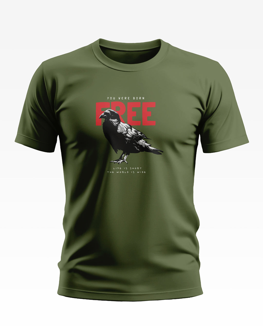 You were Born Free Soft Cotton T-shirt