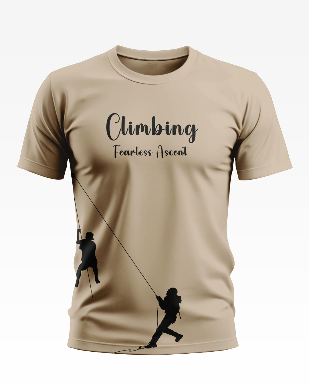Climbing Fearless Ascent Soft Cotton T-shirt