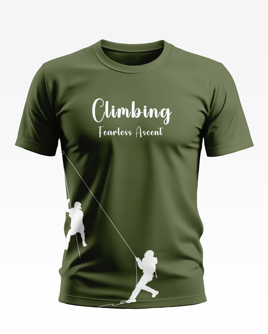 Climbing Fearless Ascent Soft Cotton T-shirt
