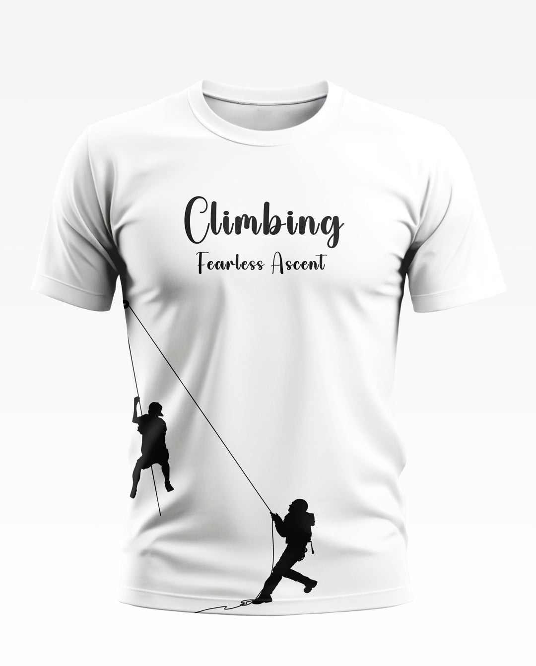 Climbing Fearless Ascent Soft Cotton T-shirt