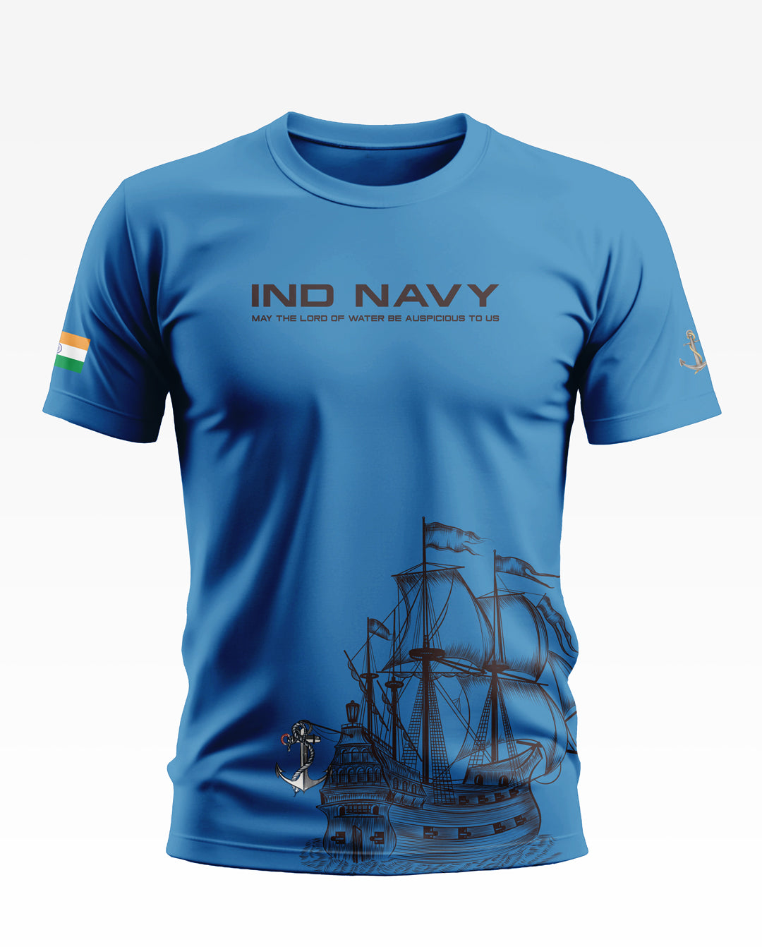 Ind Navy Soft Cotton T-shirt