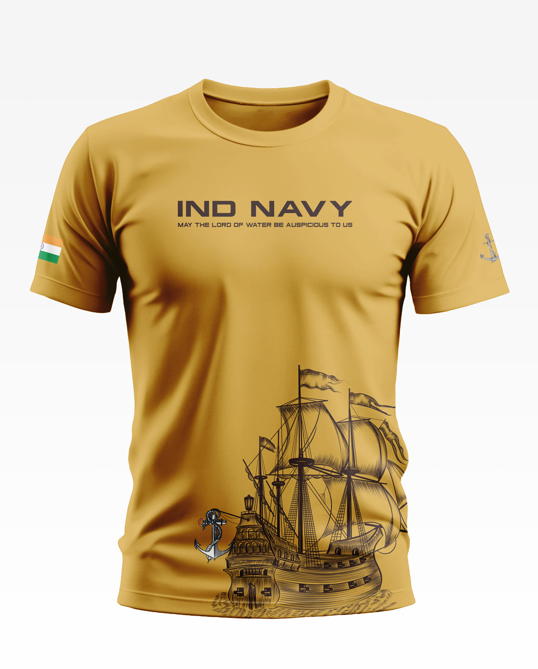 Ind Navy Soft Cotton T-shirt