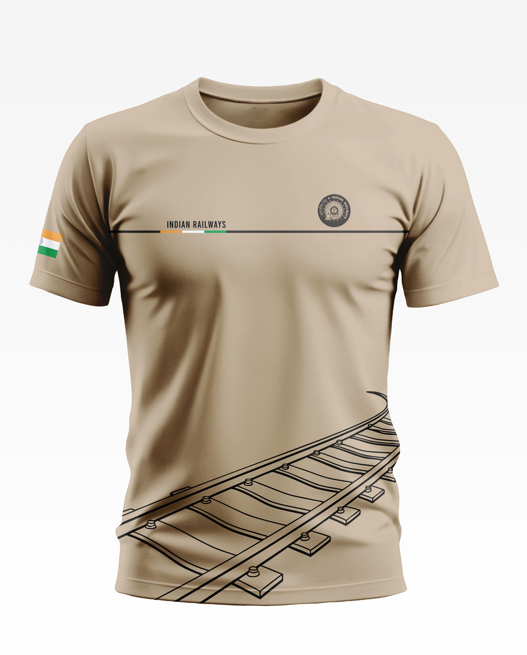 Indian Railway Soft Cotton T-shirt