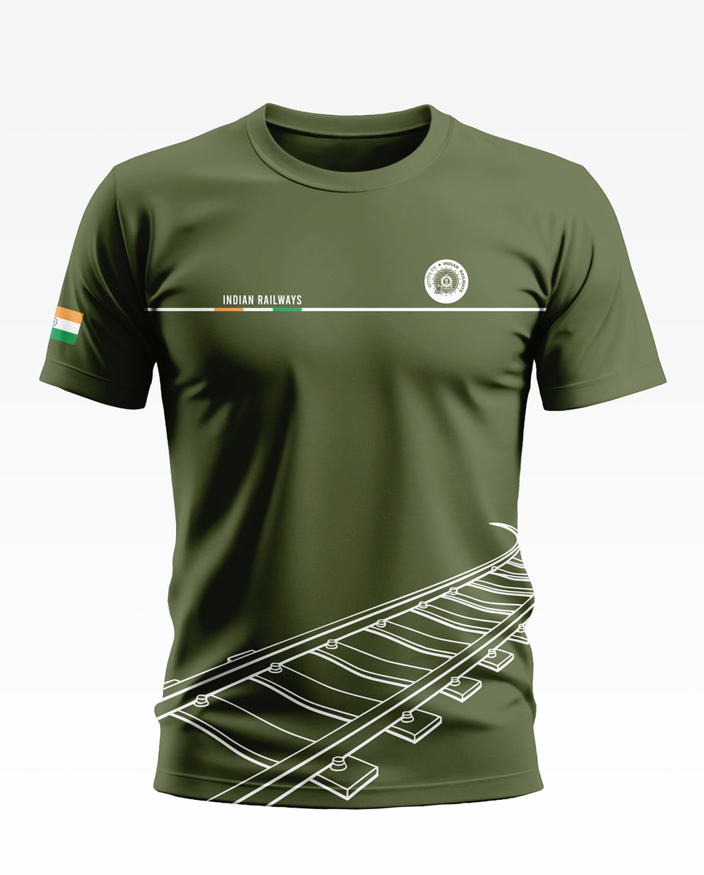 Indian Railway Soft Cotton T-shirt