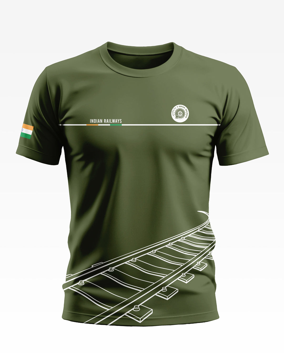 Indian Railway Soft Cotton T-shirt