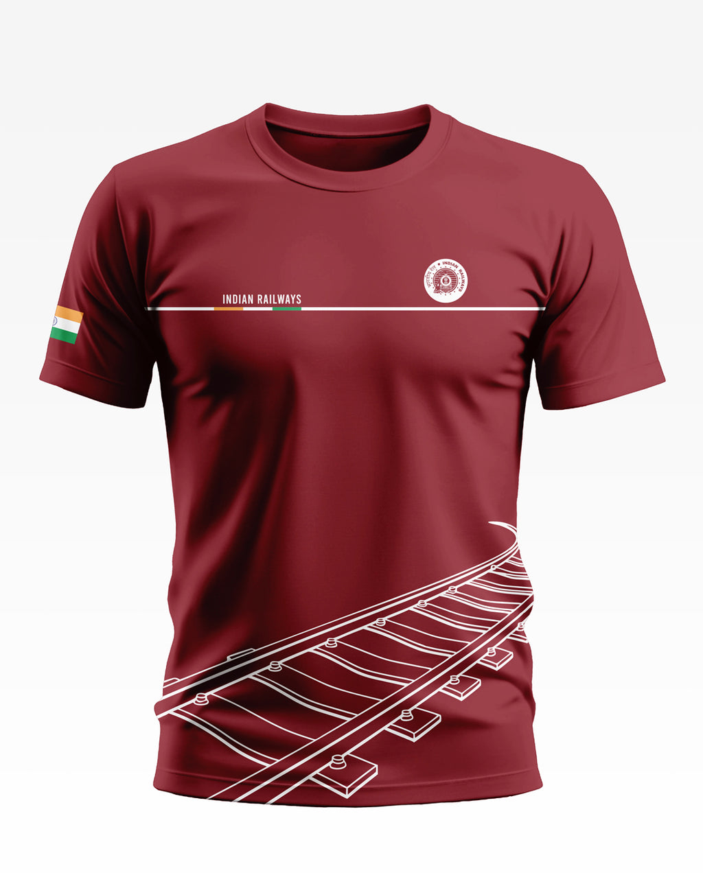 Indian Railway Soft Cotton T-shirt