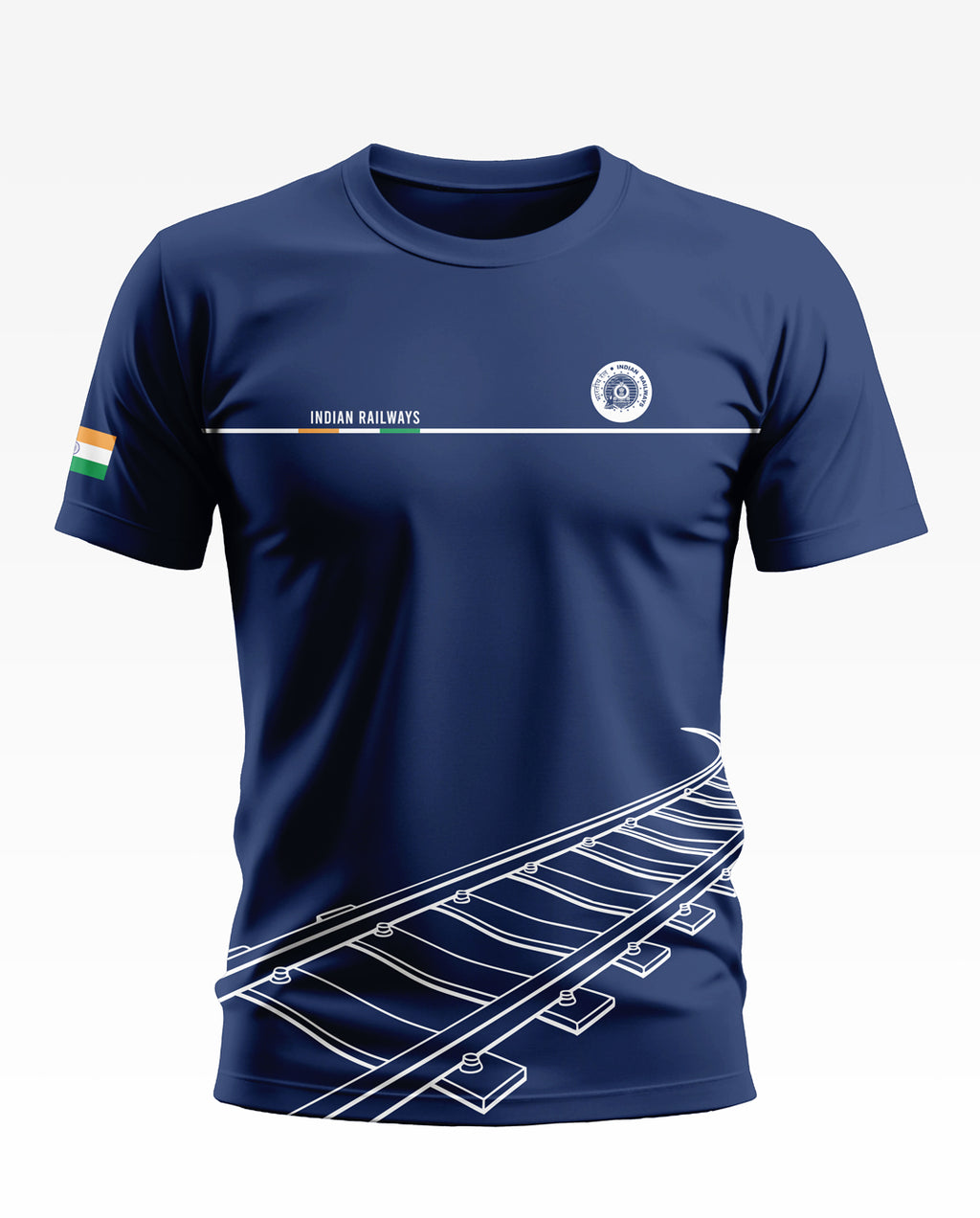 Indian Railway Soft Cotton T-shirt
