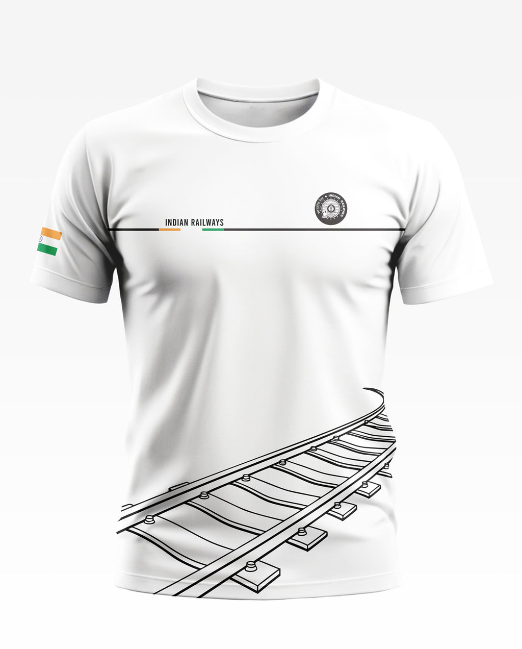 Indian Railway Soft Cotton T-shirt