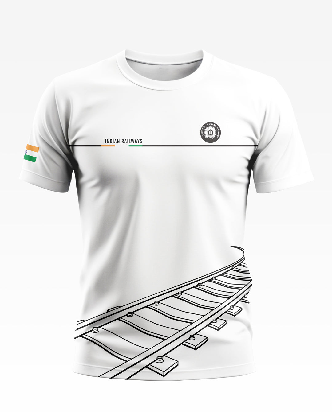 Indian Railway Soft Cotton T-shirt
