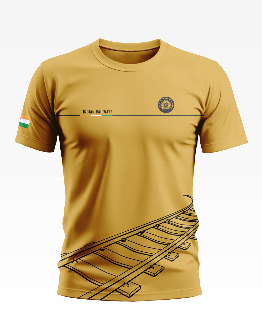 Indian Railway Soft Cotton T-shirt