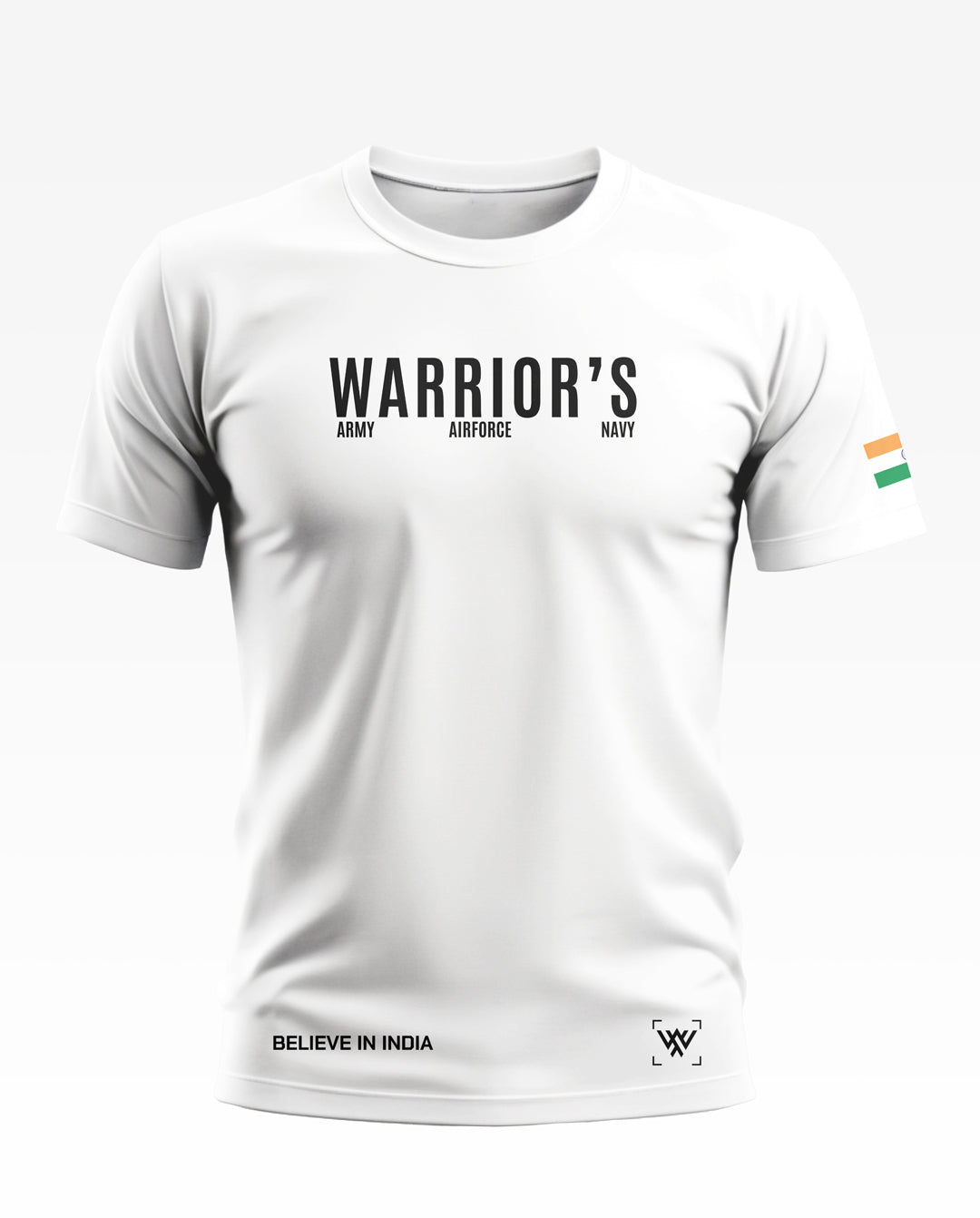 Warrior Believe In India Soft Cotton T-shirt