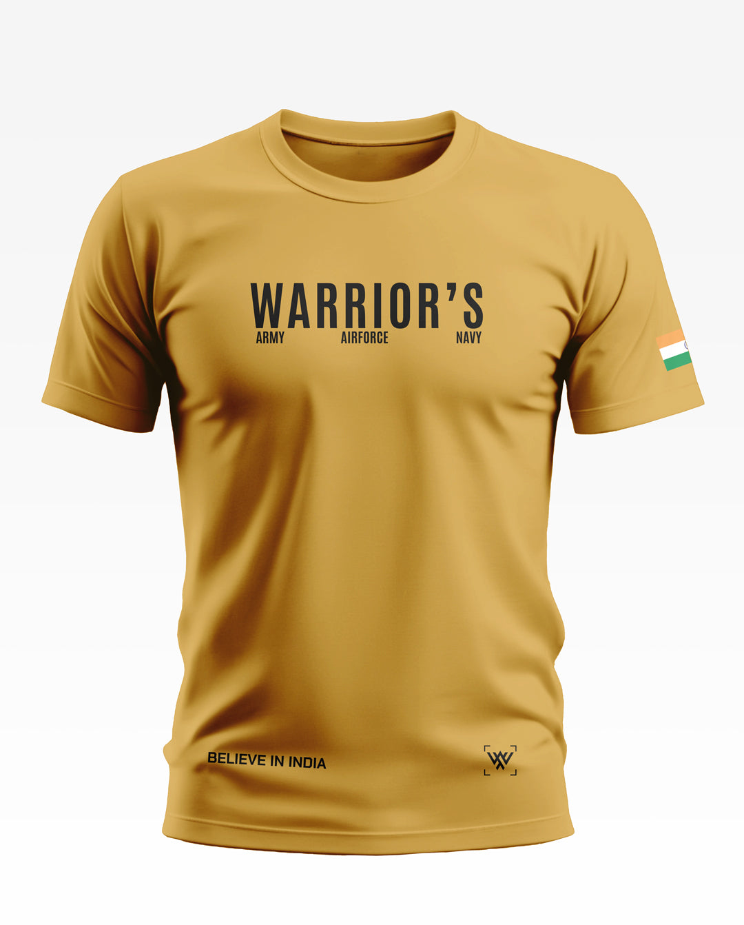 Warrior Believe In India Soft Cotton T-shirt