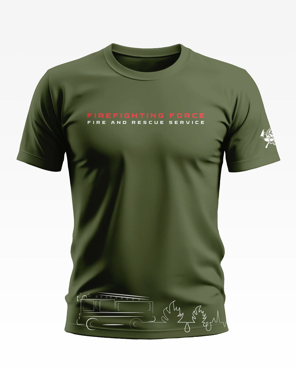 Firefighting Force Soft Cotton T-shirt