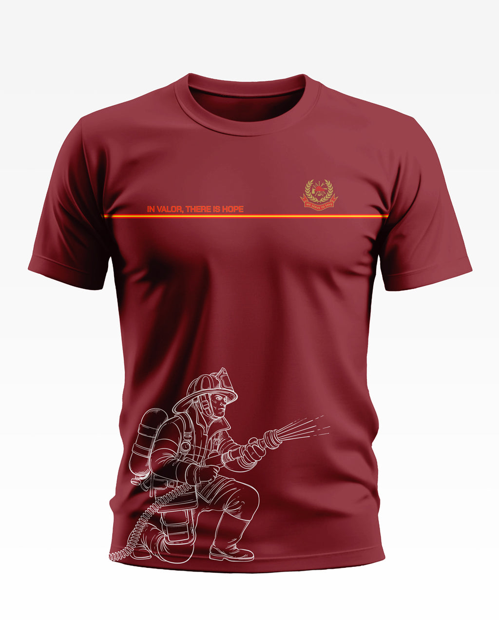 In Valor There Is Hope Soft Cotton T-shirt