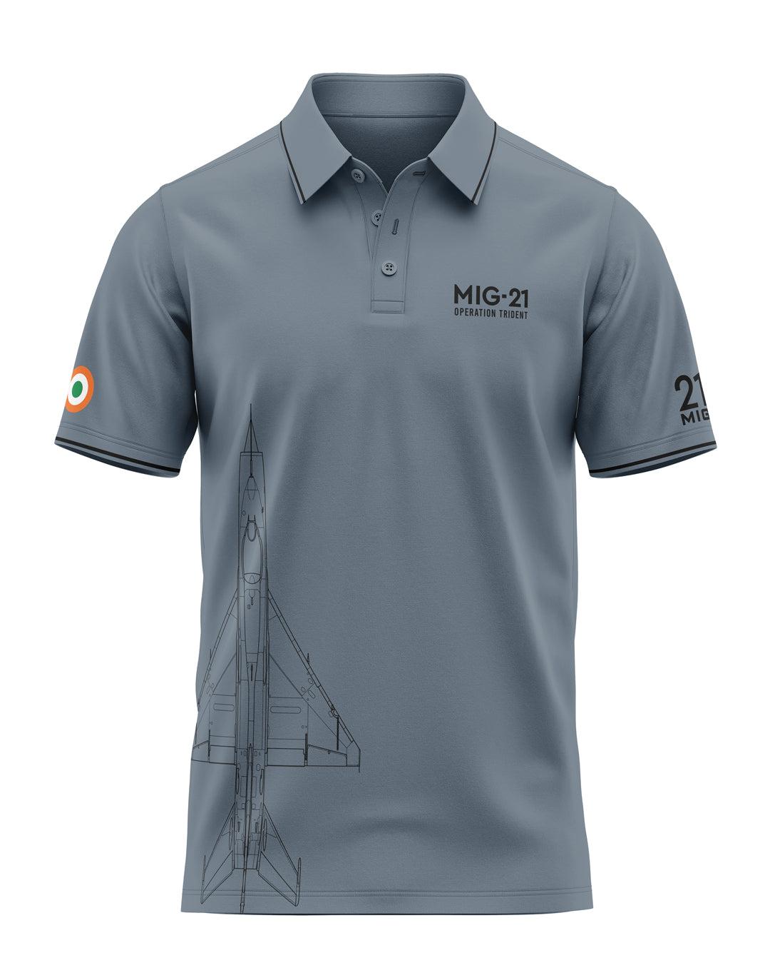 Op. Trident Mig-21 Prime Polo T-Shirt