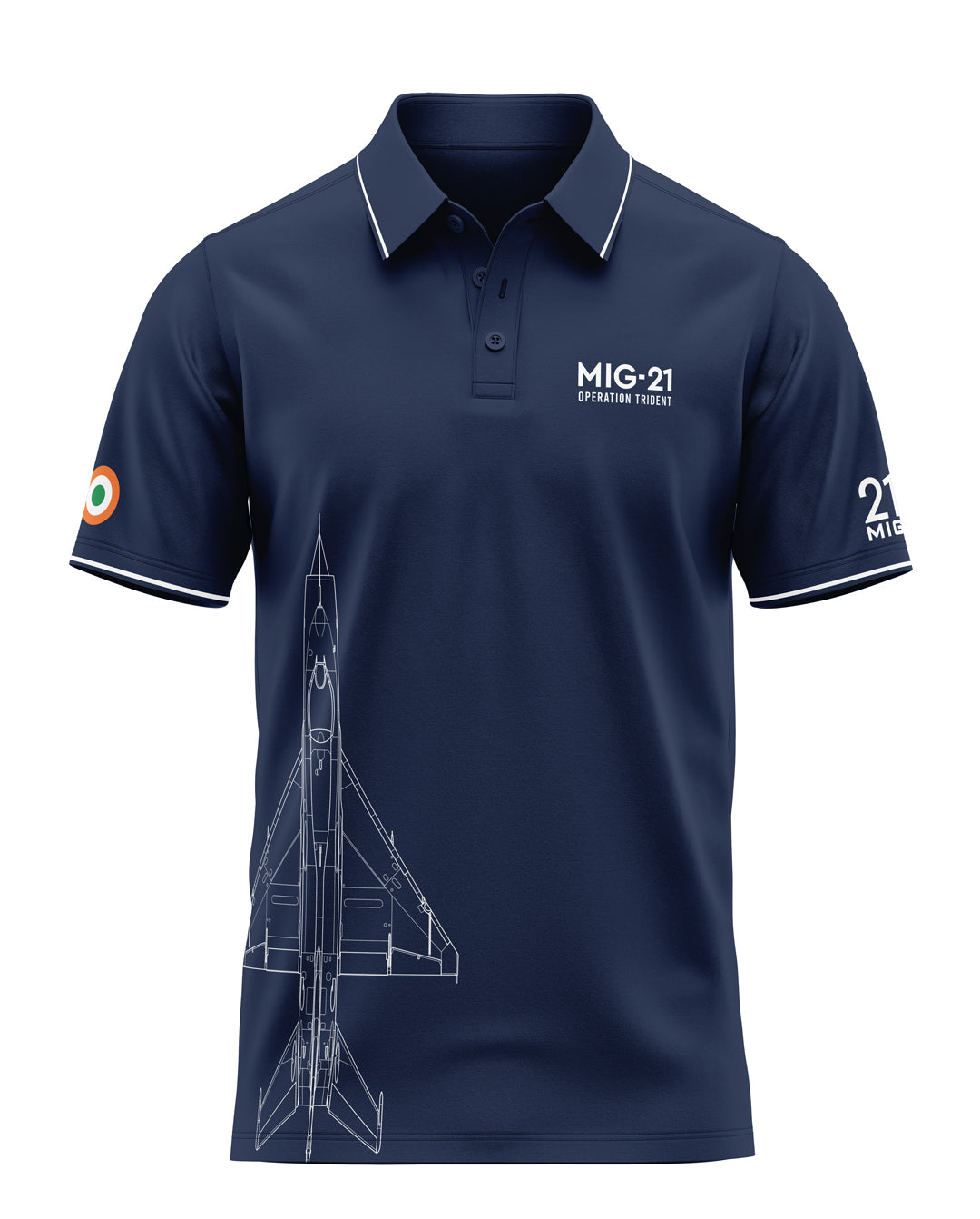 Op. Trident Mig-21 Prime Polo T-Shirt