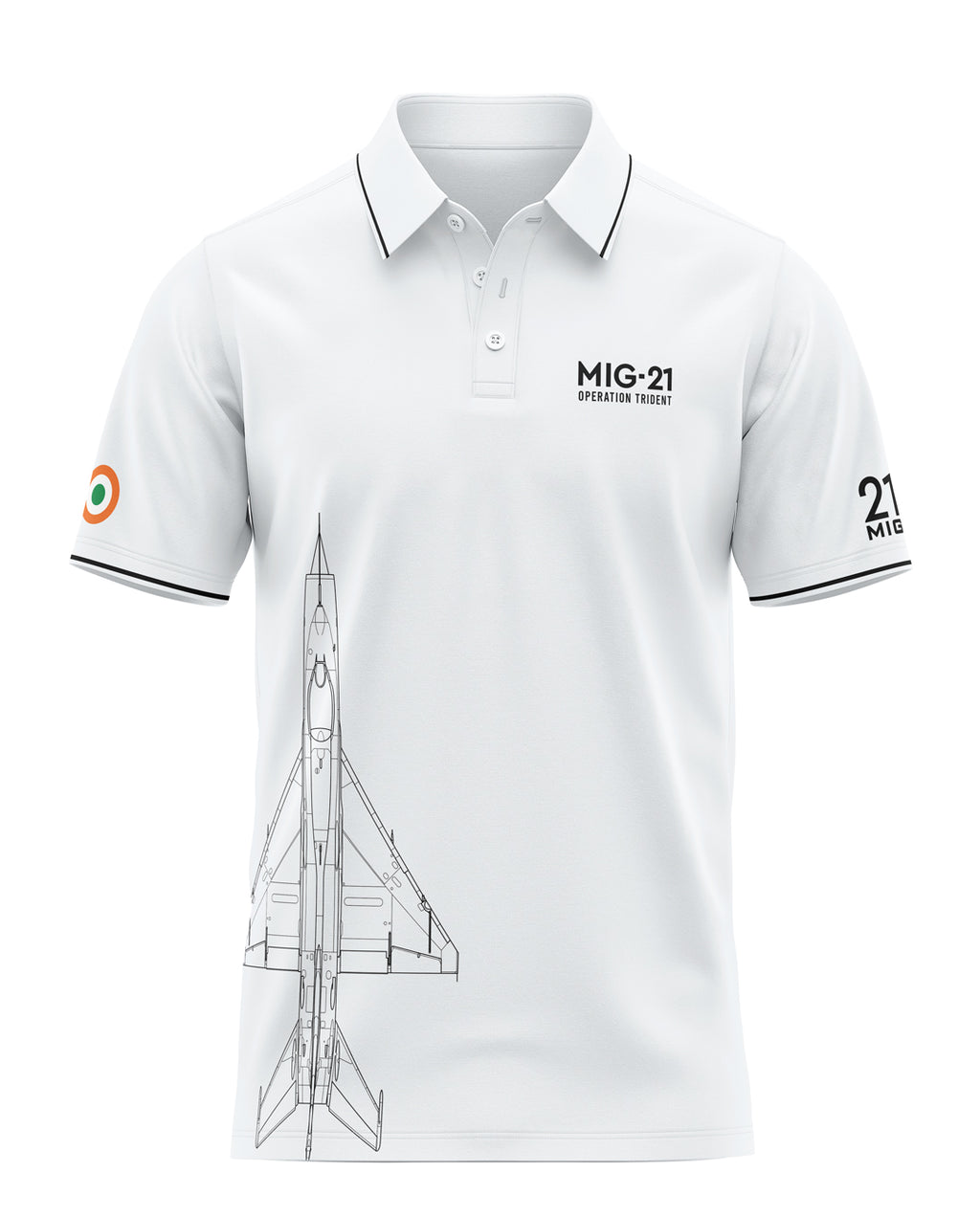 Op. Trident Mig-21 Prime Polo T-Shirt