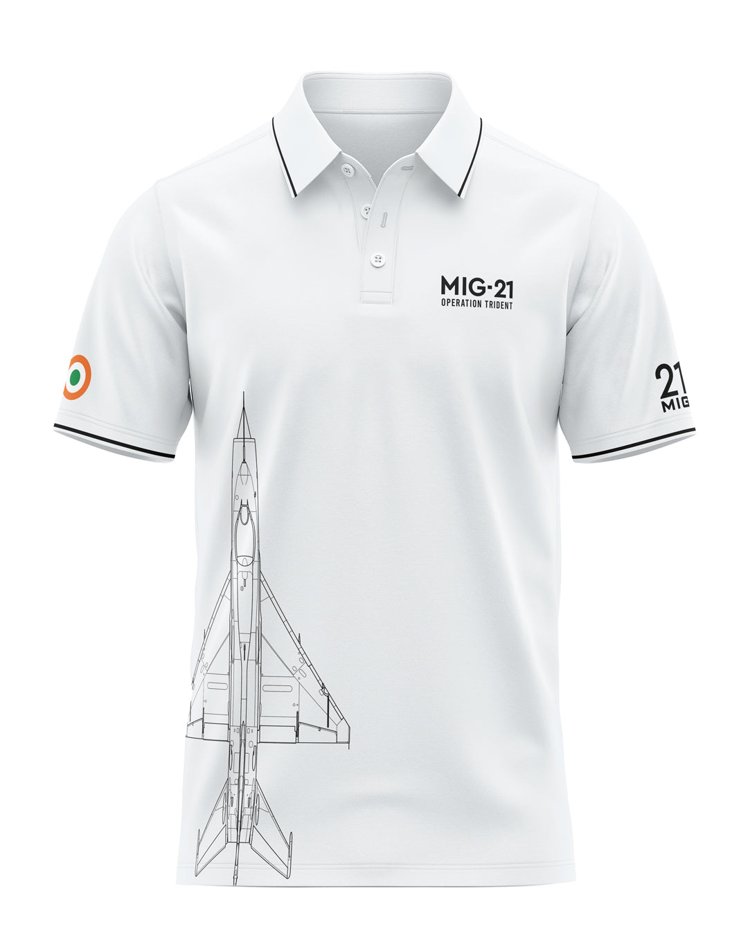 Op. Trident Mig-21 Prime Polo T-Shirt