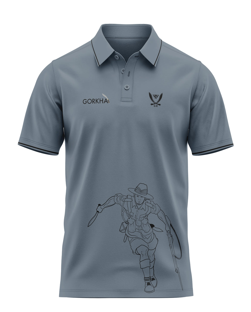 Gorkha Rifile Prime Polo T-Shirt
