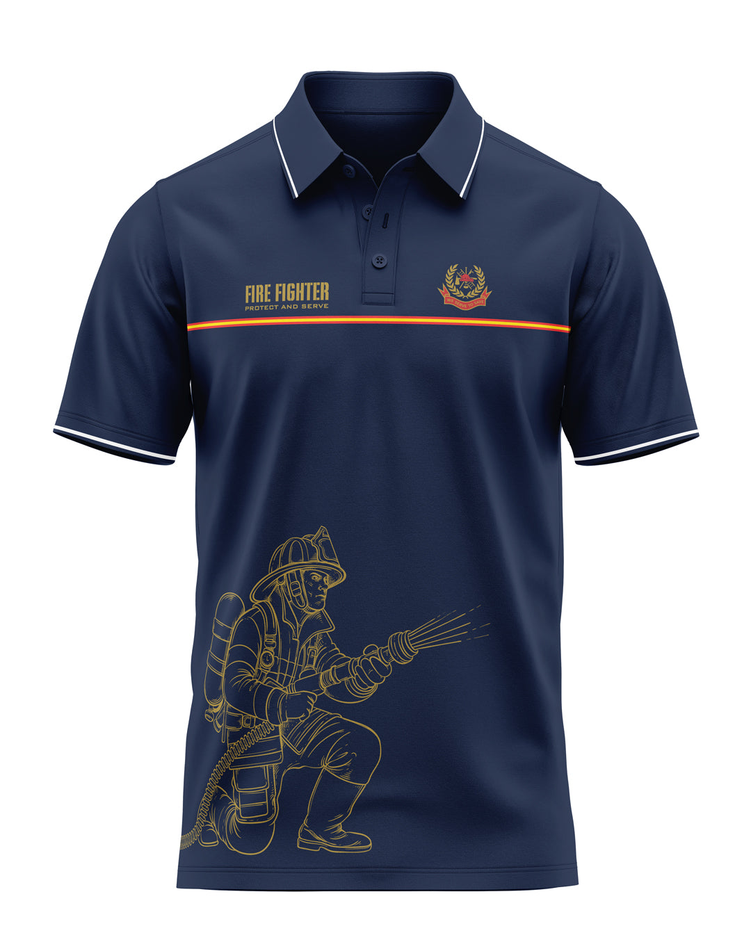 Fire Fighter Prime Polo T-Shirt