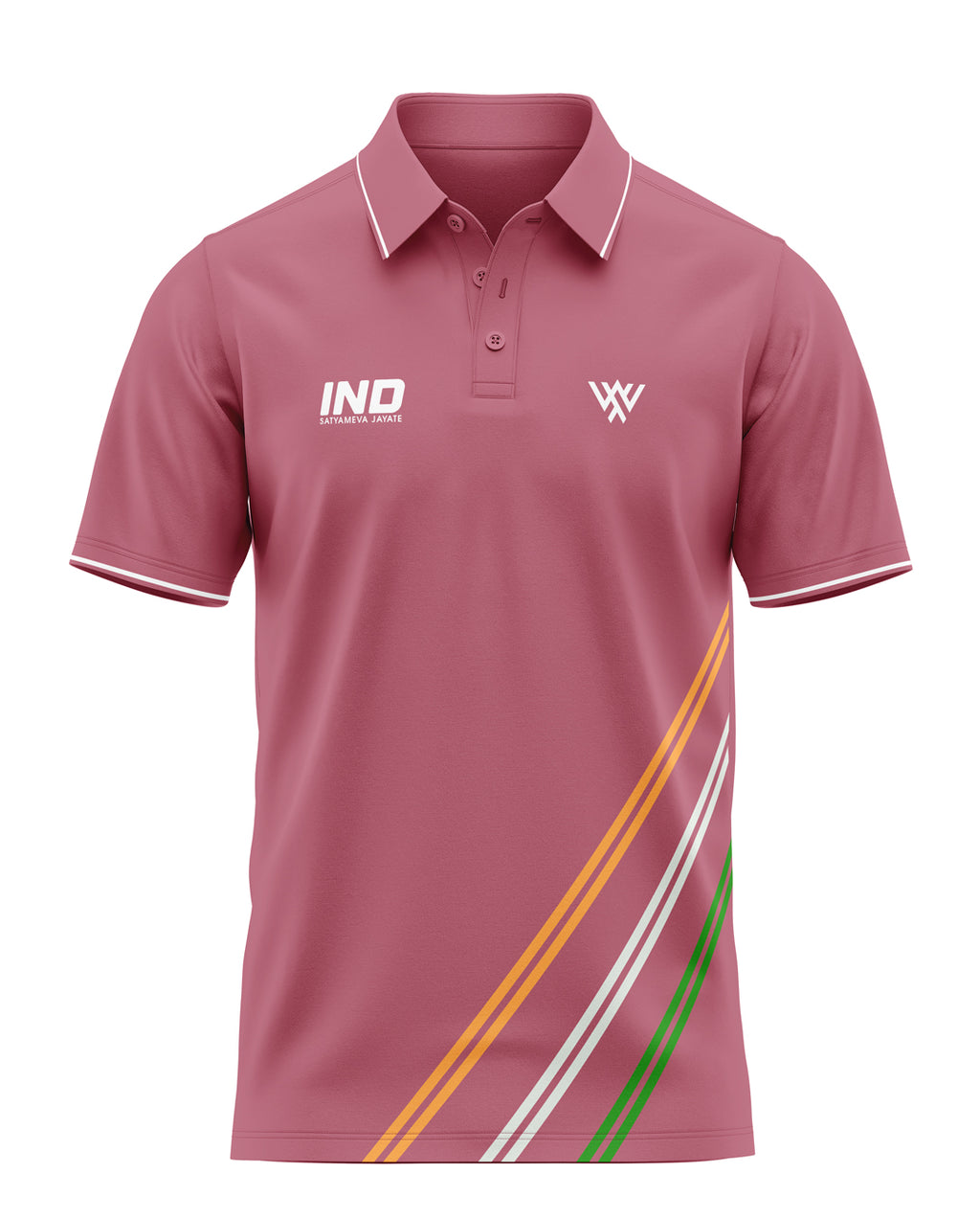 India Flag Stripe Prime Polo T-Shirt