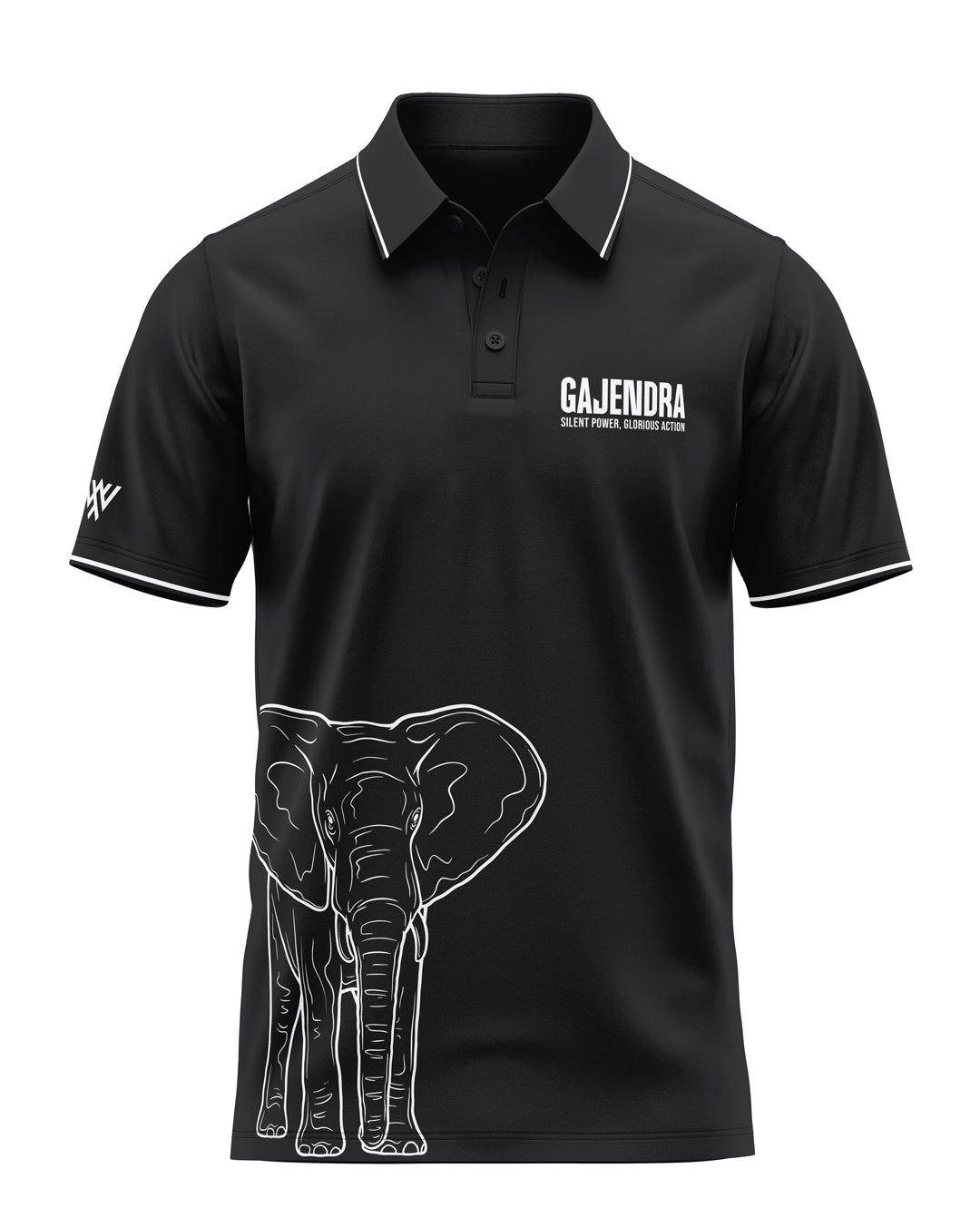 Gajendra Elephant Prime Polo T-Shirt