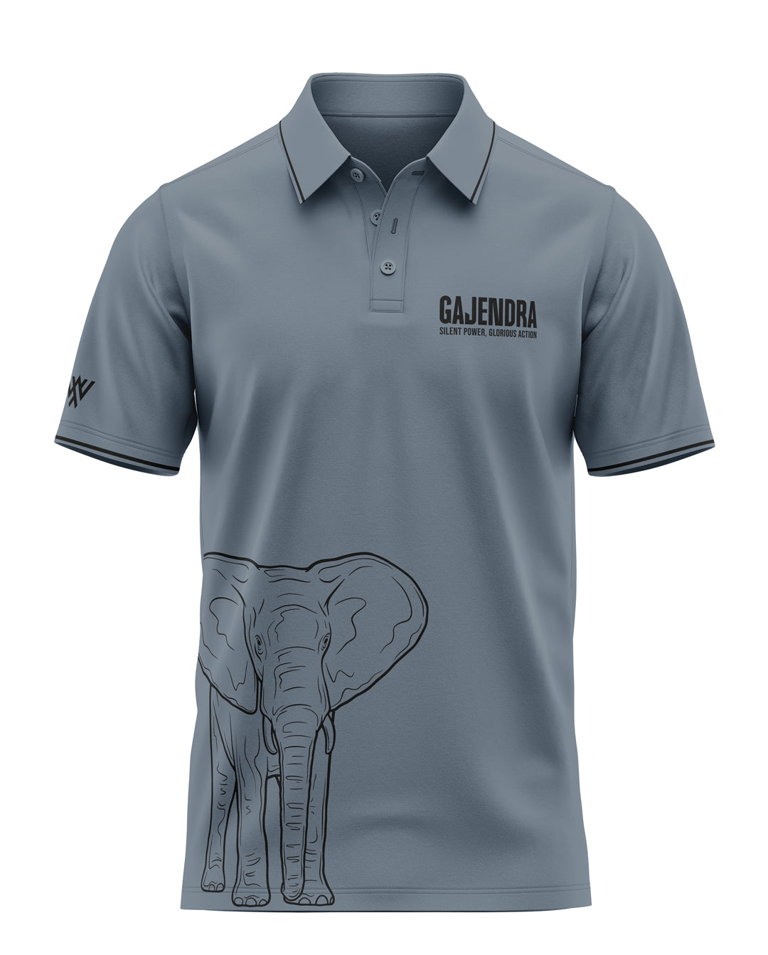 Gajendra Elephant Prime Polo T-Shirt