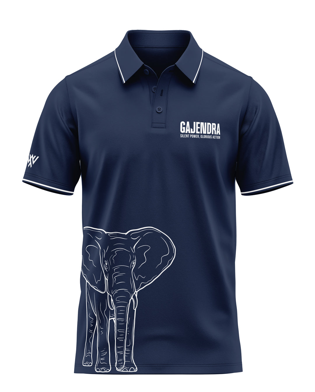 Gajendra Elephant Prime Polo T-Shirt