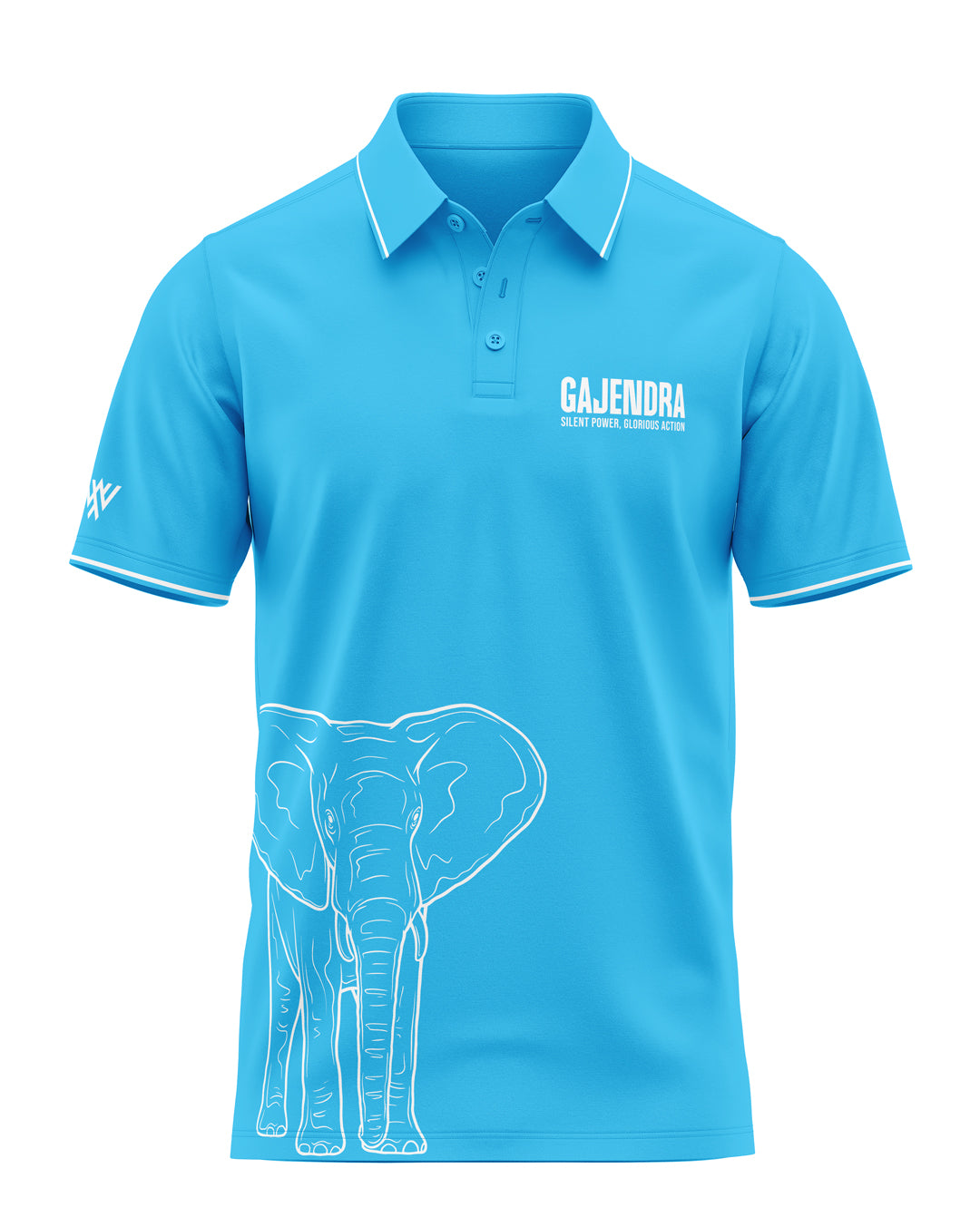 Gajendra Elephant Prime Polo T-Shirt