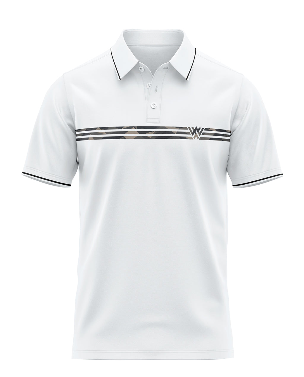 Army Pattern Stripe Prime Polo T-Shirt