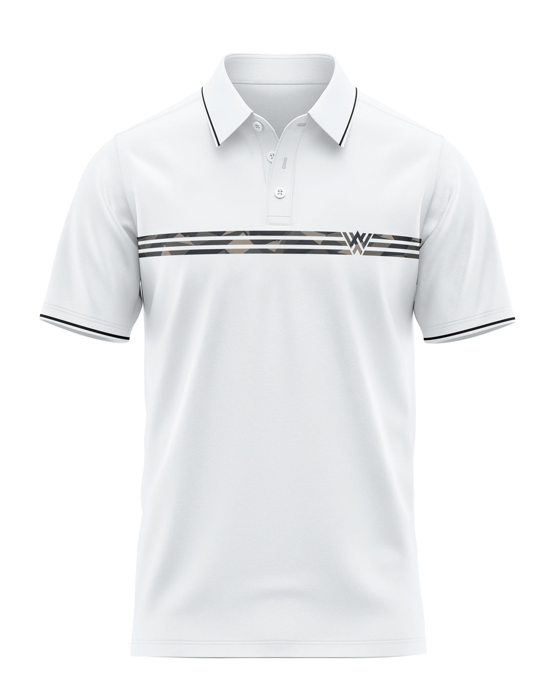 Army Pattern Stripe Prime Polo T-Shirt