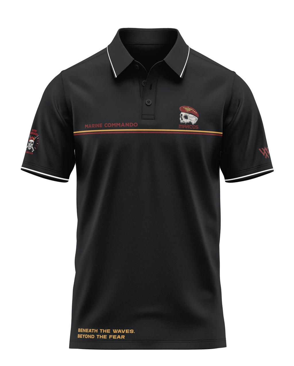 Marine Commando Marcos Prime Polo T-Shirt