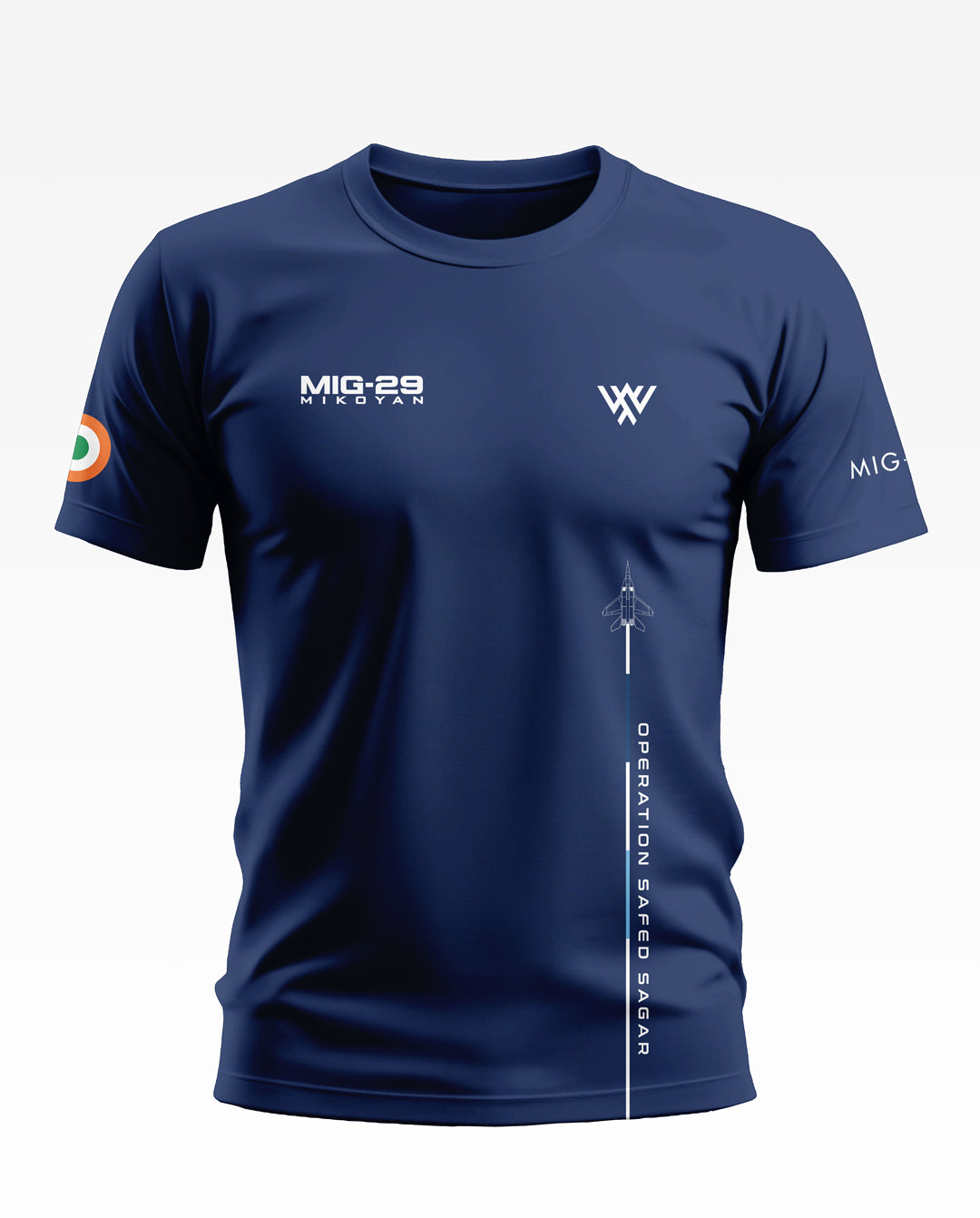 MIG Op Safed Sagar Soft Cotton T-shirt