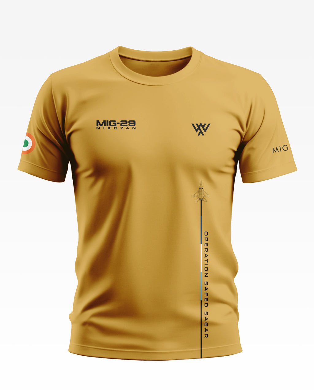 MIG Op Safed Sagar Soft Cotton T-shirt