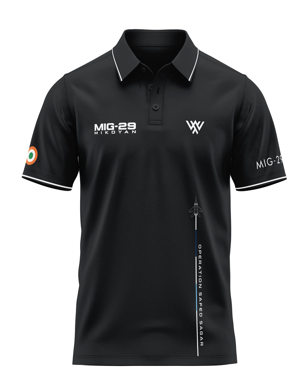 MIG Op Safed Sagar Prime Polo T-Shirt