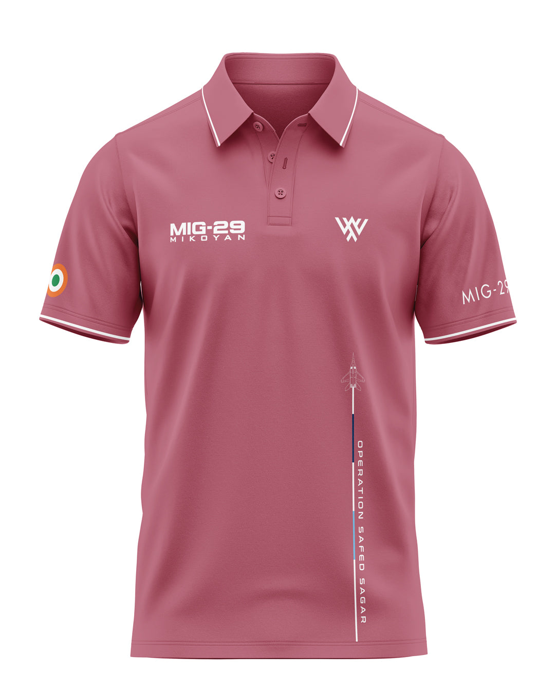 MIG Op Safed Sagar Prime Polo T-Shirt