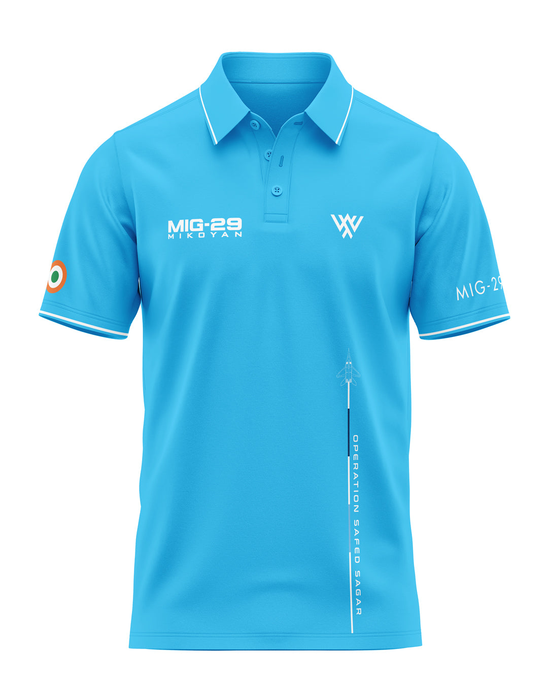 MIG Op Safed Sagar Prime Polo T-Shirt
