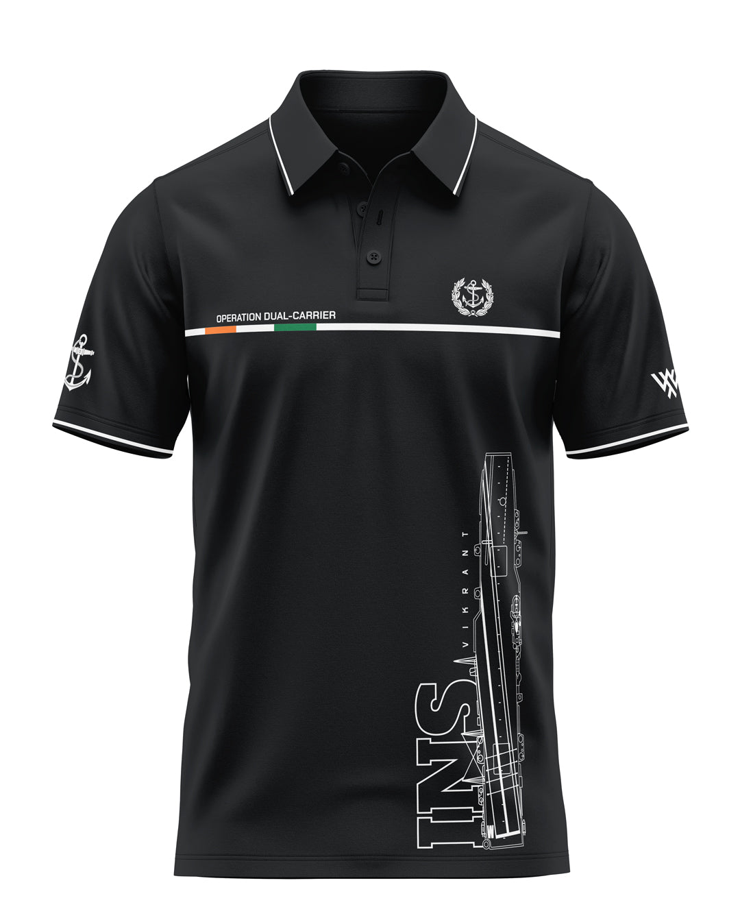 INS Vikrant Prime Polo T-Shirt