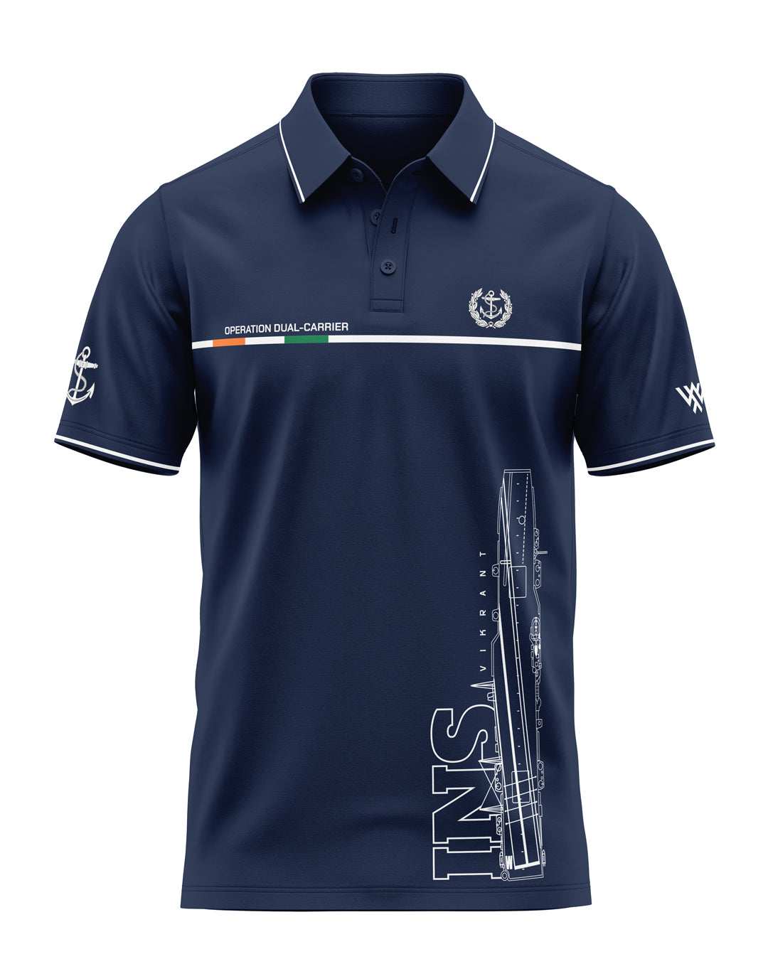 INS Vikrant Prime Polo T-Shirt
