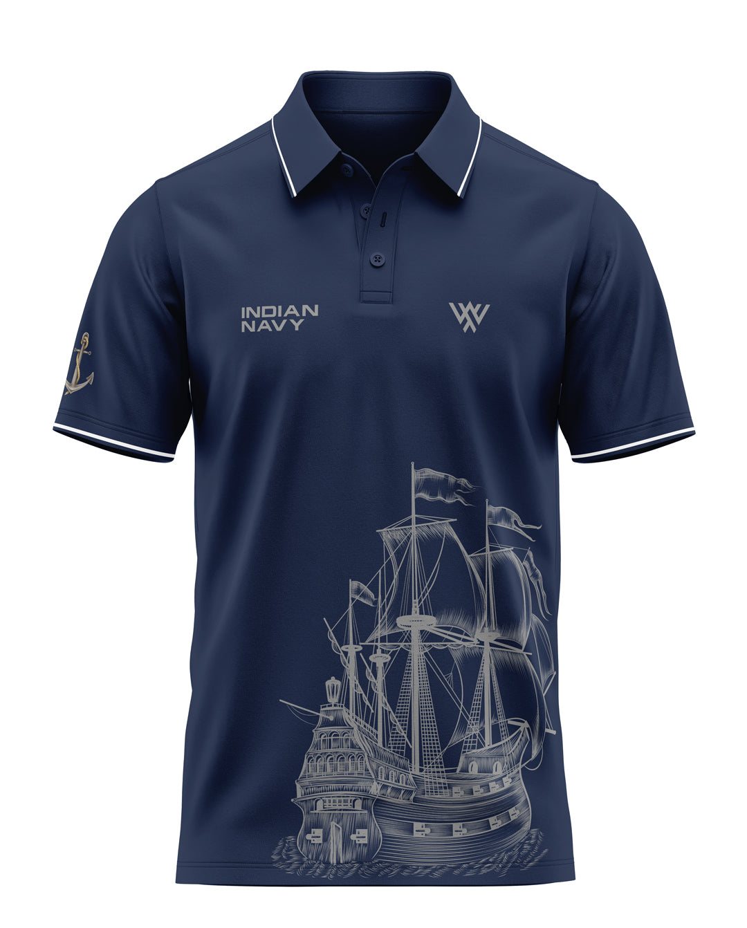 Indian Navy Prime Polo T-Shirt