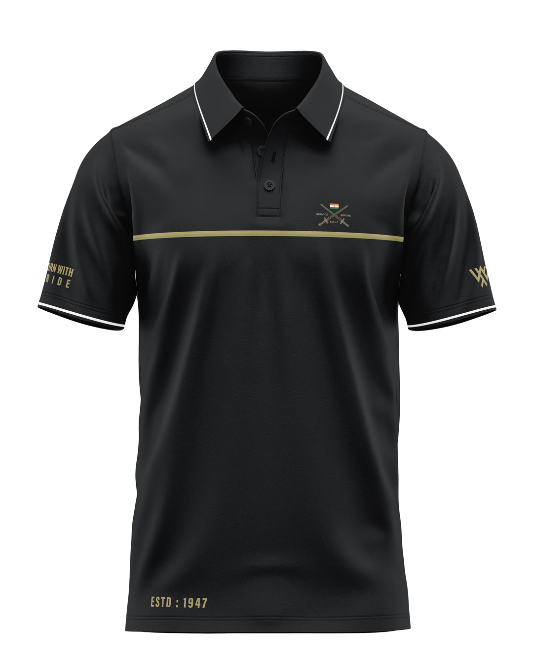 Service Before Self 1947 Prime Polo T-Shirt